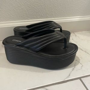 Y2k platform sandals